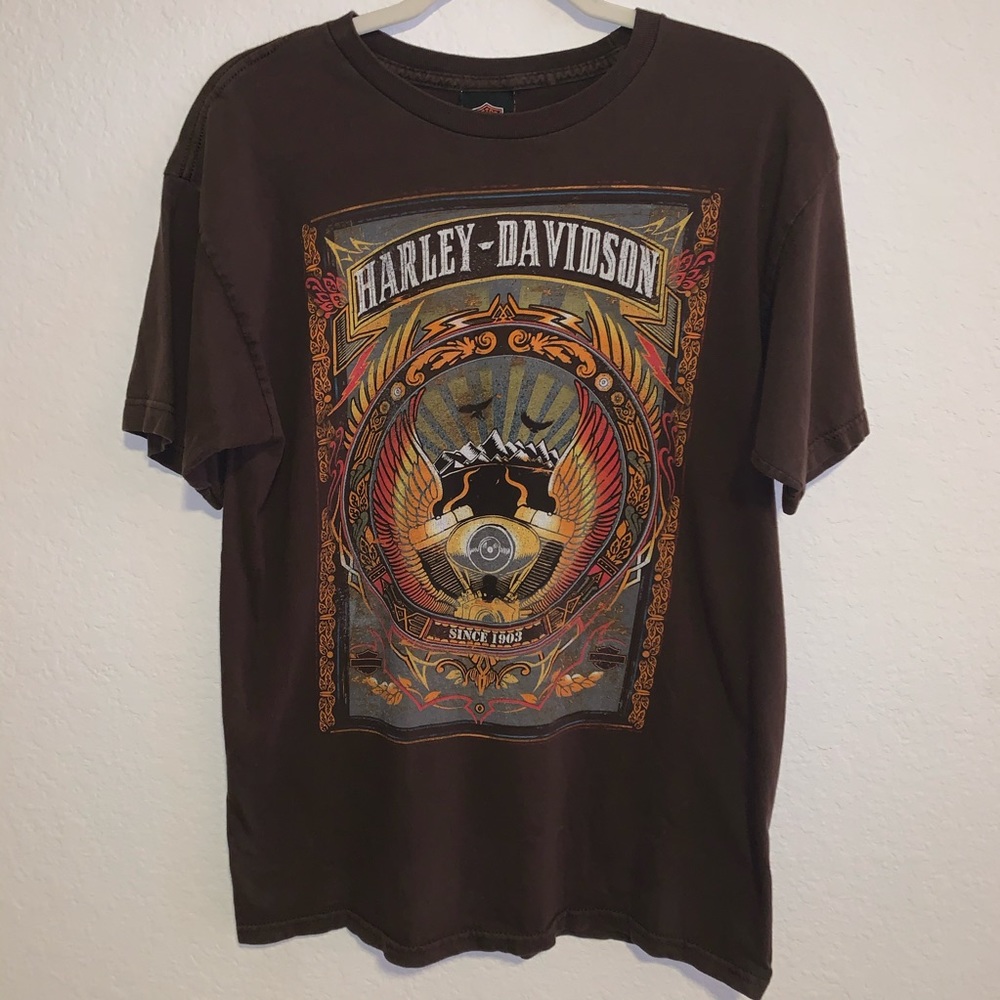 Harley Davidson Houston TX graphic T-shirt